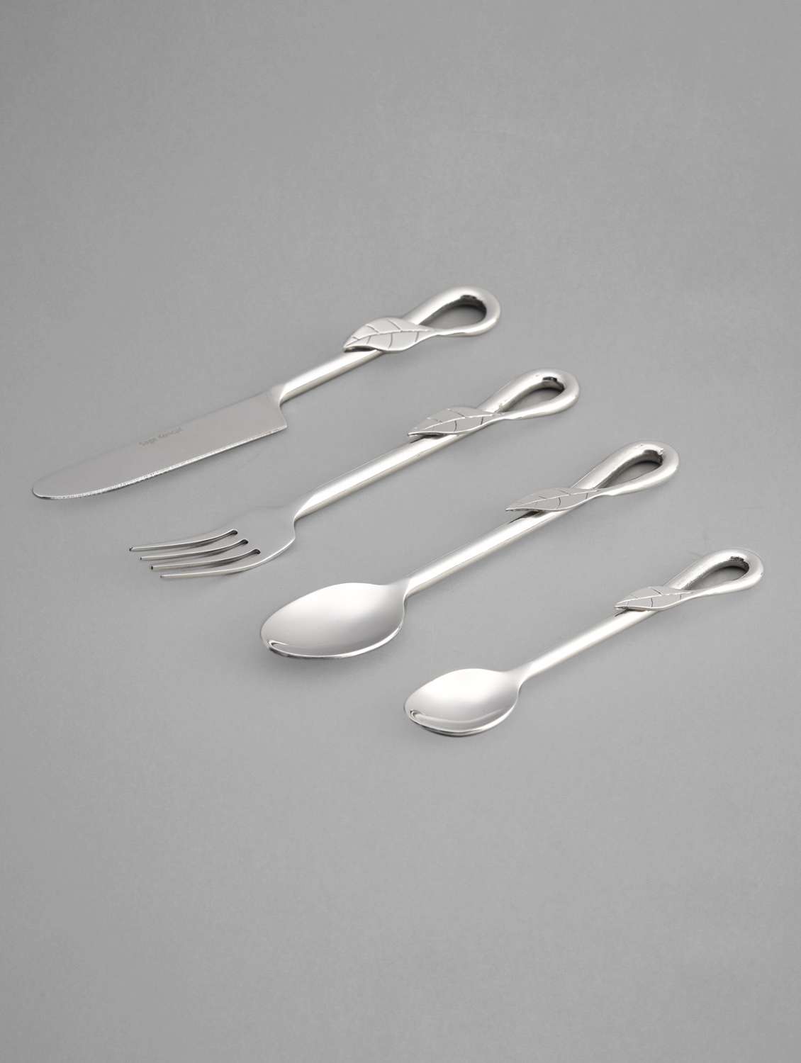 leaf style dinner cutlery set