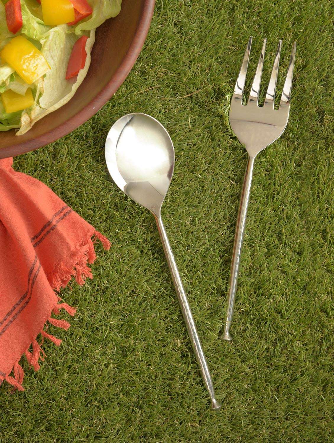 serving fork & spoon set