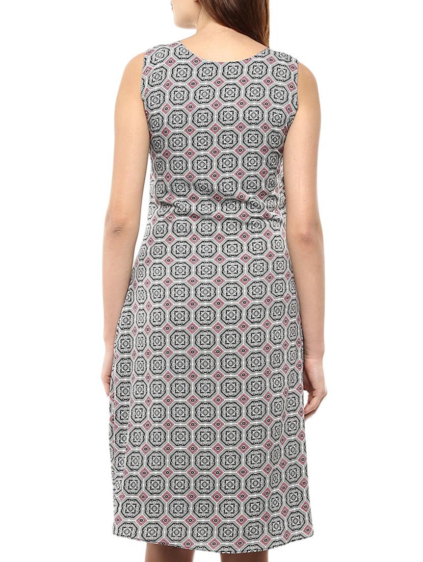 black, multi crepe dress - 10138710 - Standard Image - 2