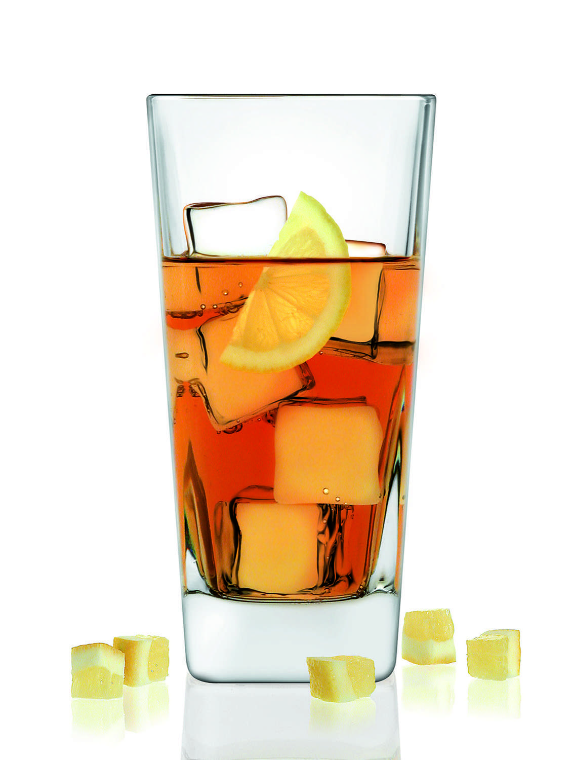 transparent  glass tumbler