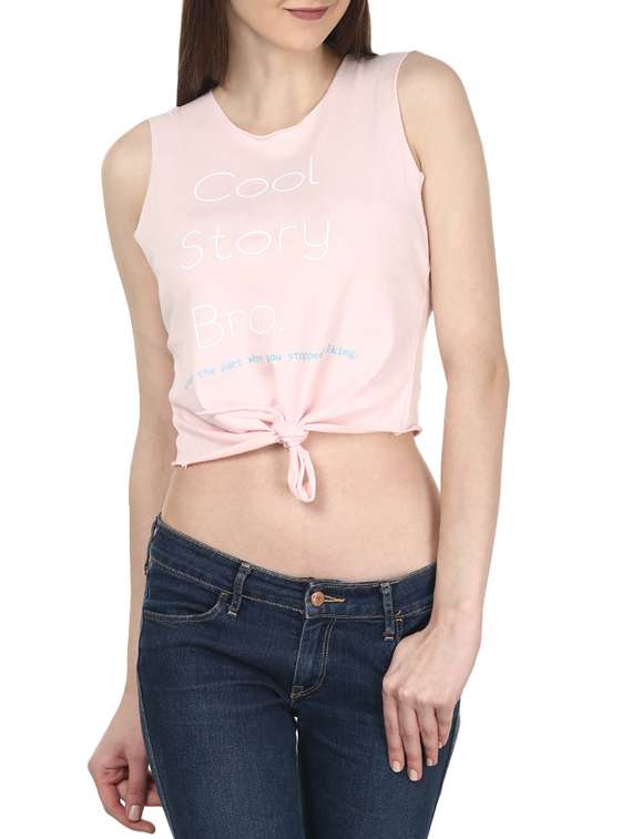 pink cotton top