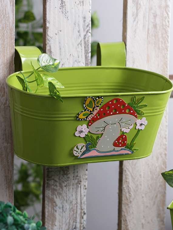 mushroom tub green