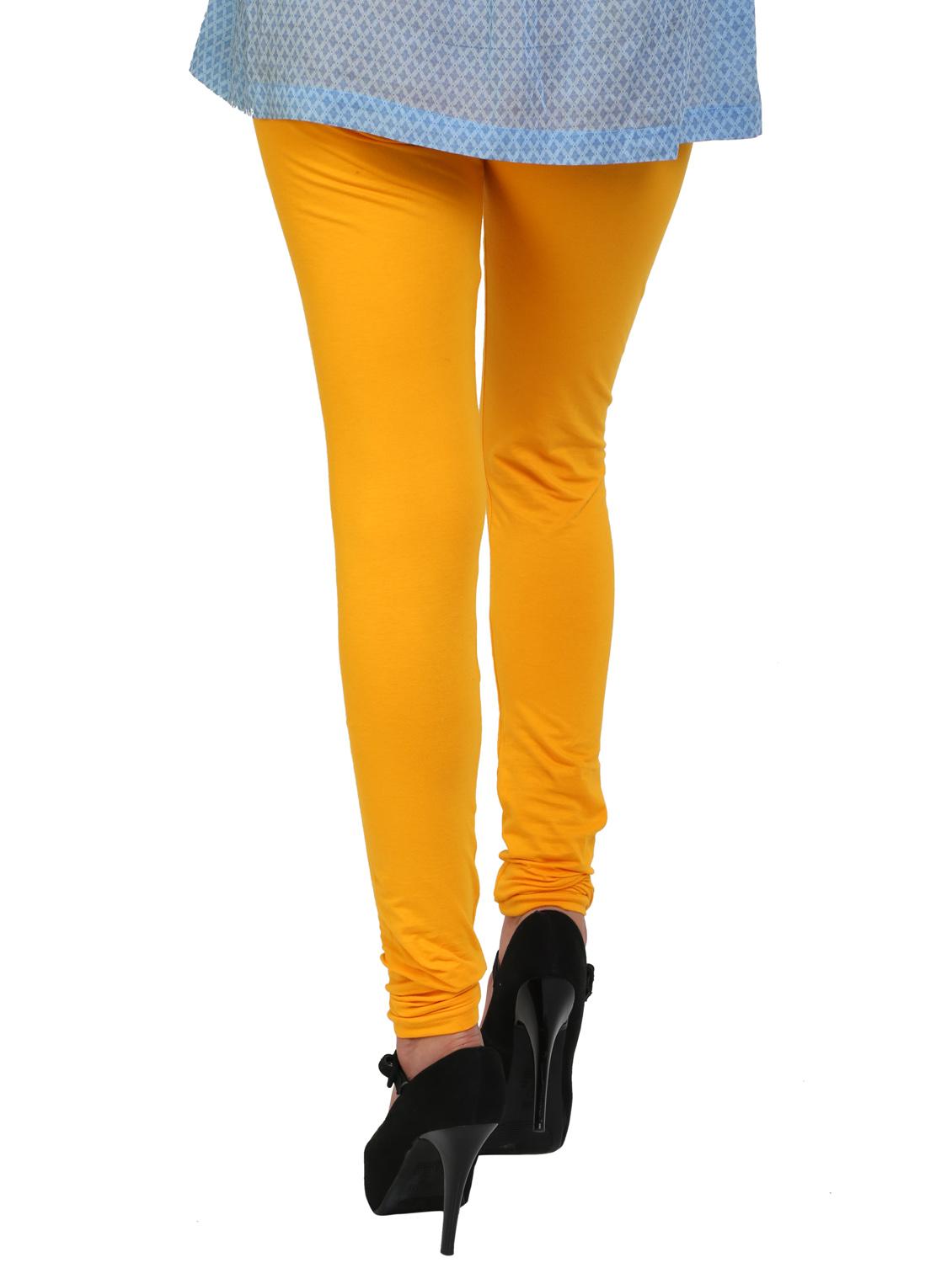 yellow cotton leggings - 10229486 - Standard Image - 2