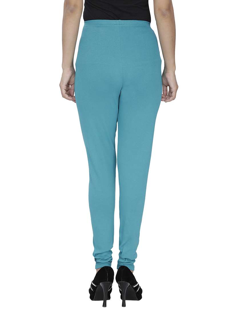 green cotton leggings - 10229580 - Standard Image - 2