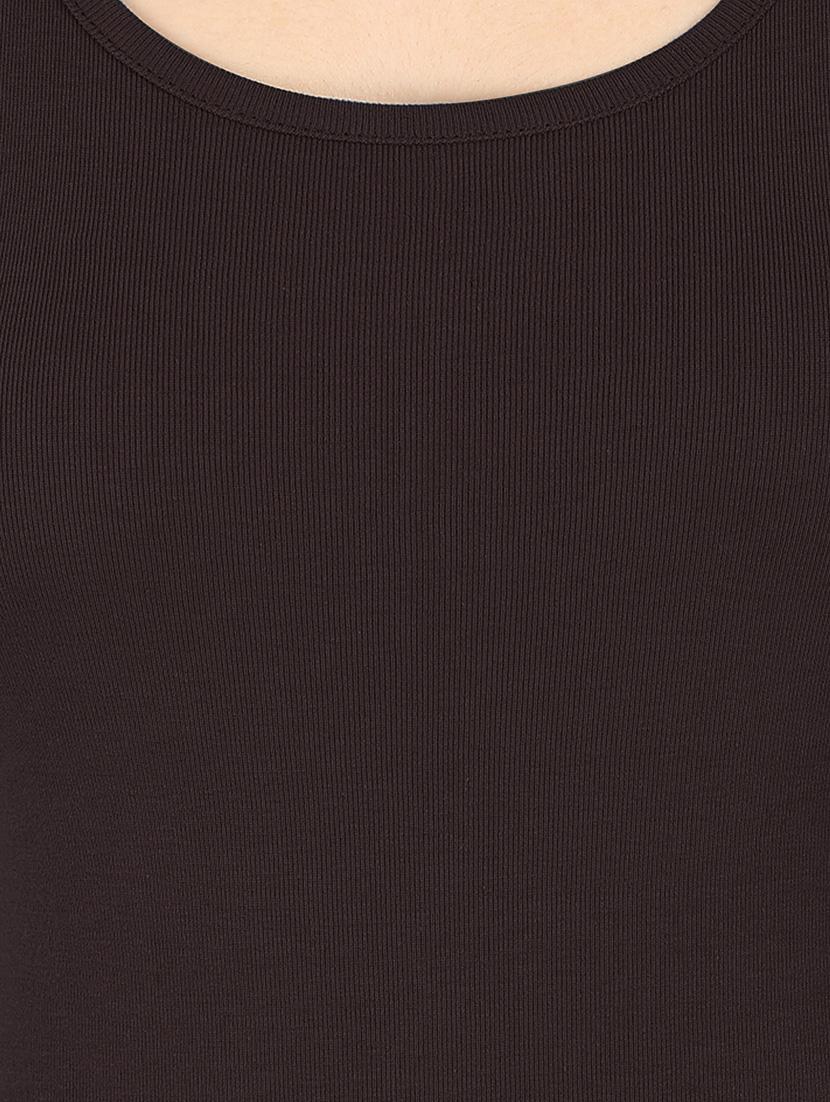 set of 2 black cotton camisole - 10233534 - Standard Image - 7