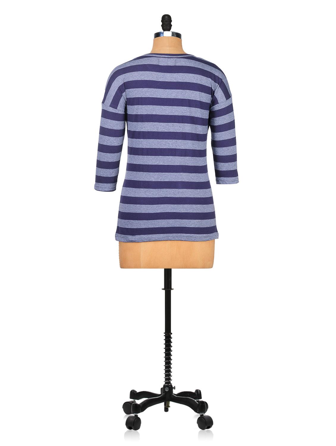 quarter sleeves stripped top - 1024978 - Standard Image - 2