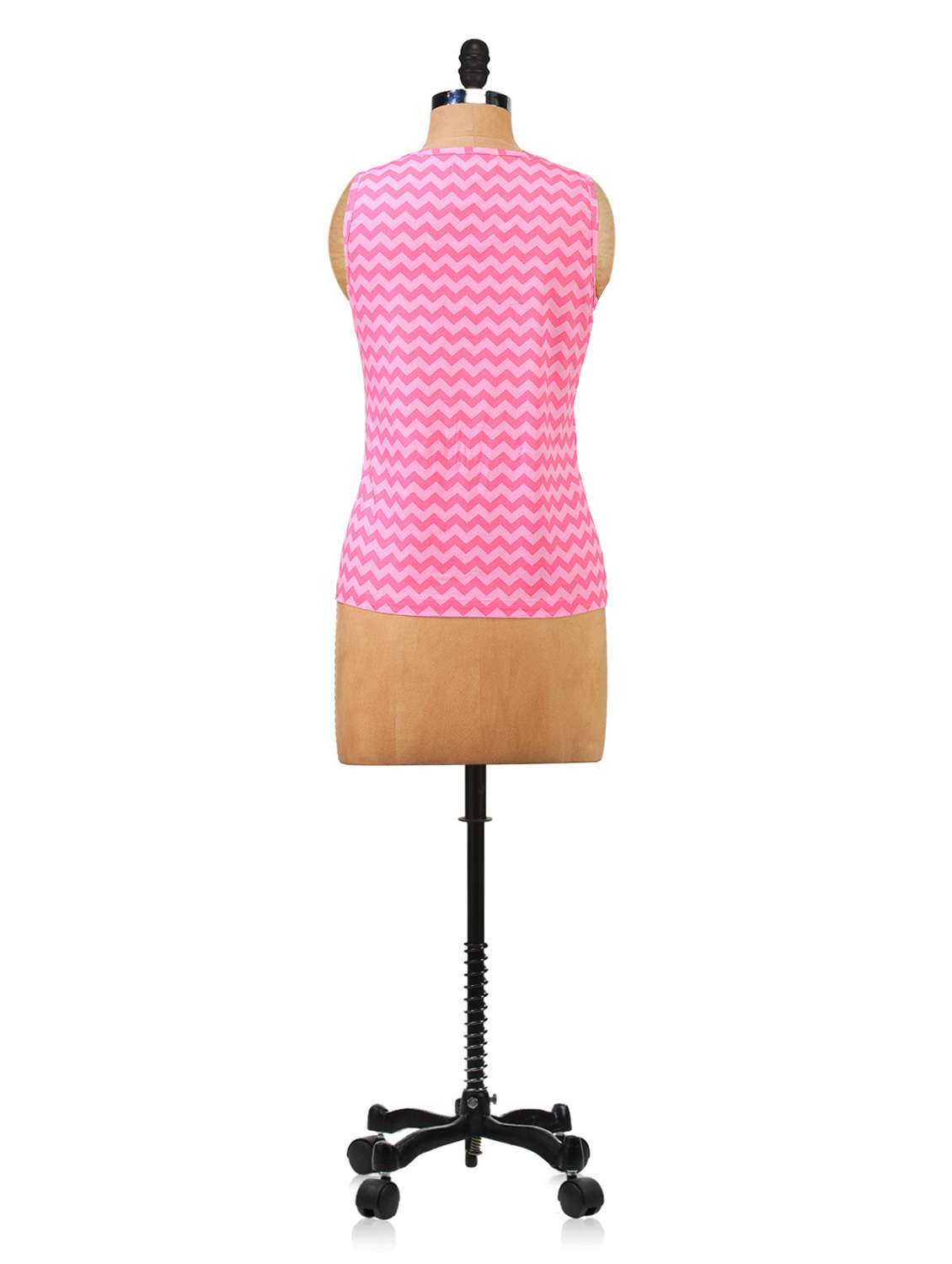 chevron print sleeveless top - 1025000 -  Standard Image - 2