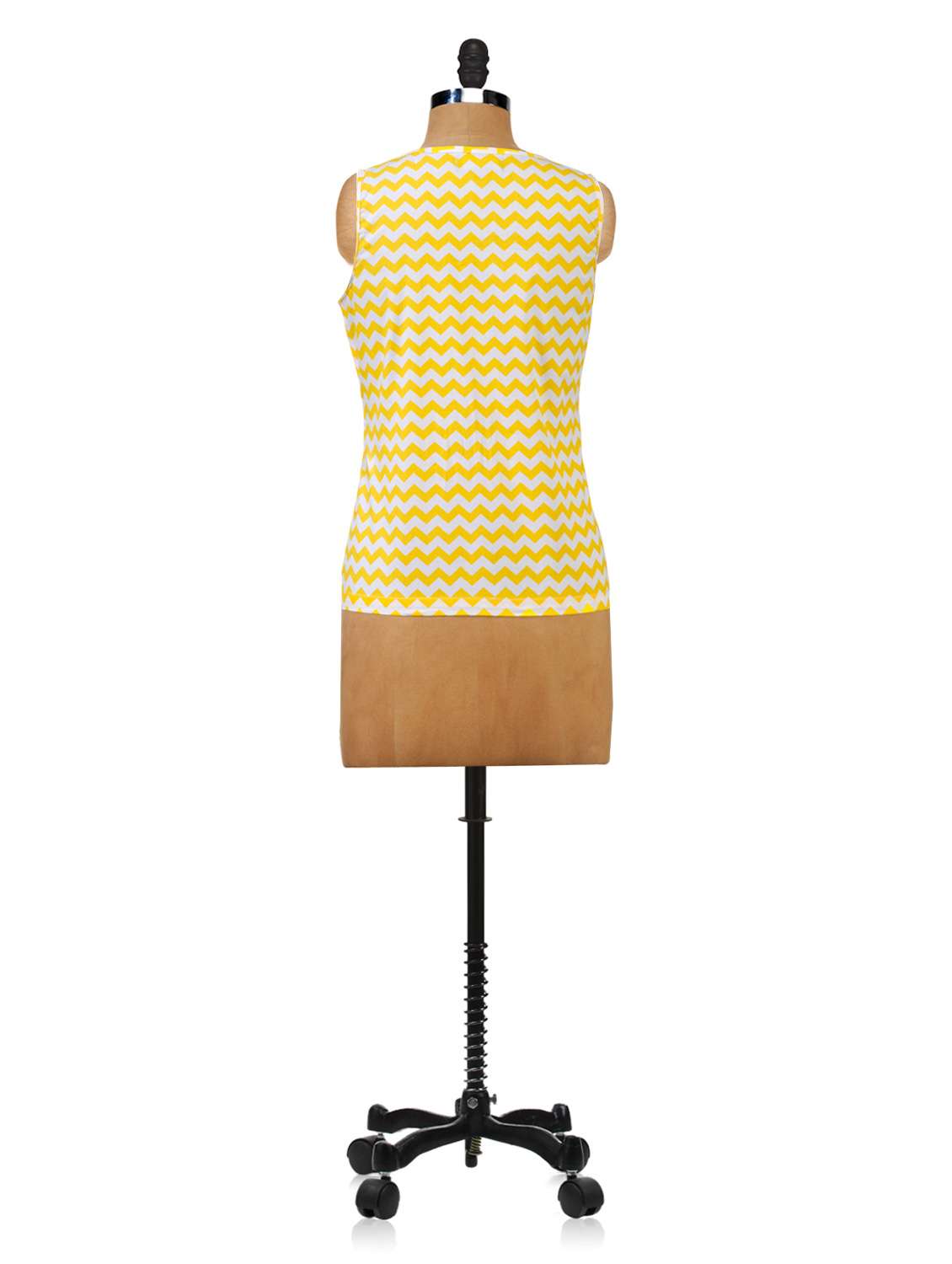 chevron print sleeveless top - 1025004 -  Standard Image - 2