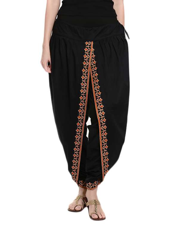 cotton hand block printed dhoti pants