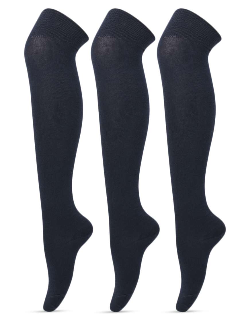 set of 2 navy pair of stockings