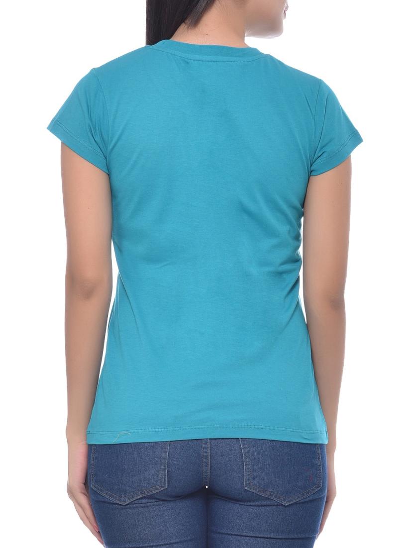 turq cotton regular tshirt - 10346475 - Standard Image - 2