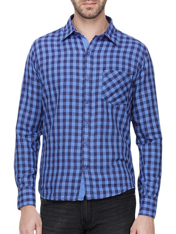 mens checks casual shirt