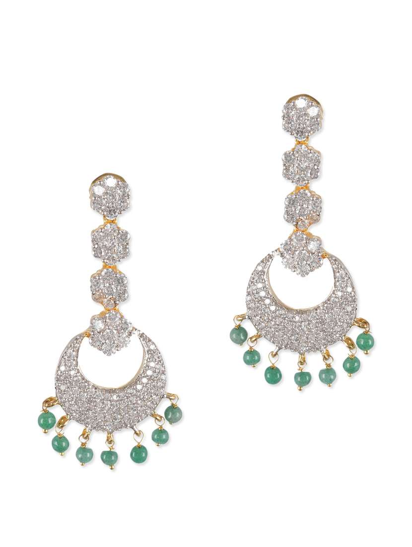 golden brass earring