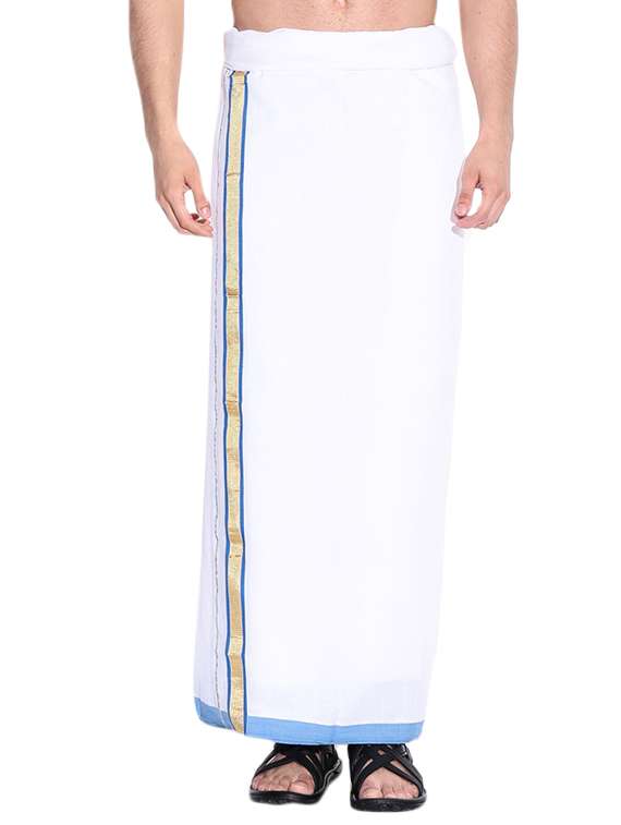 white cotton lungi