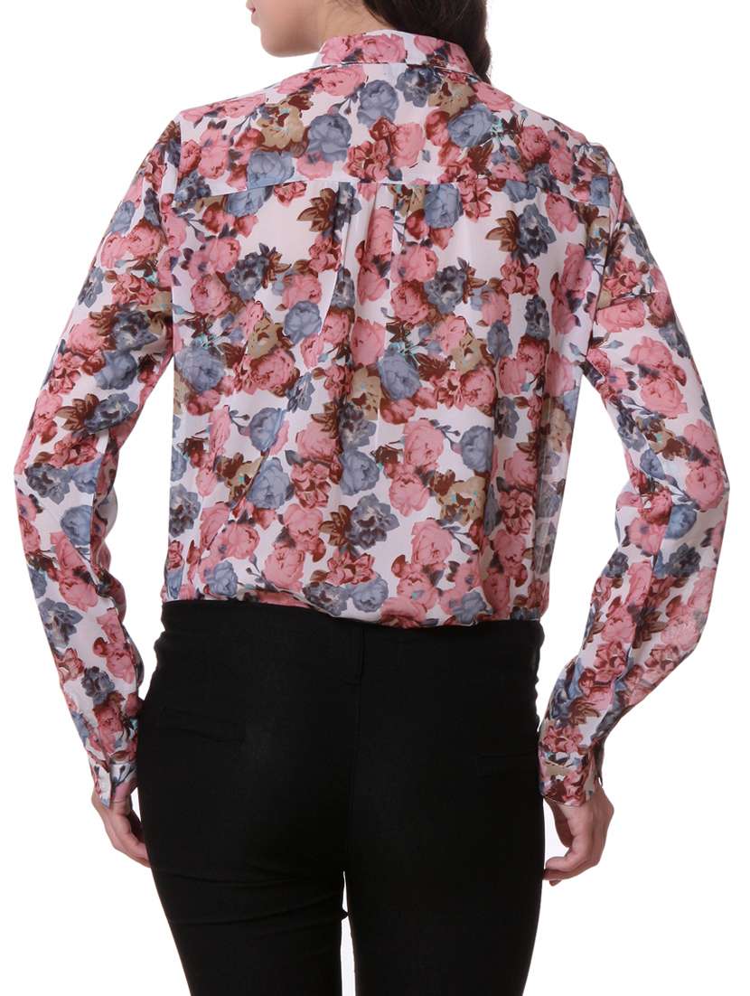 floral printed full sleeve shirt - 1046604 -  Standard Image - 2