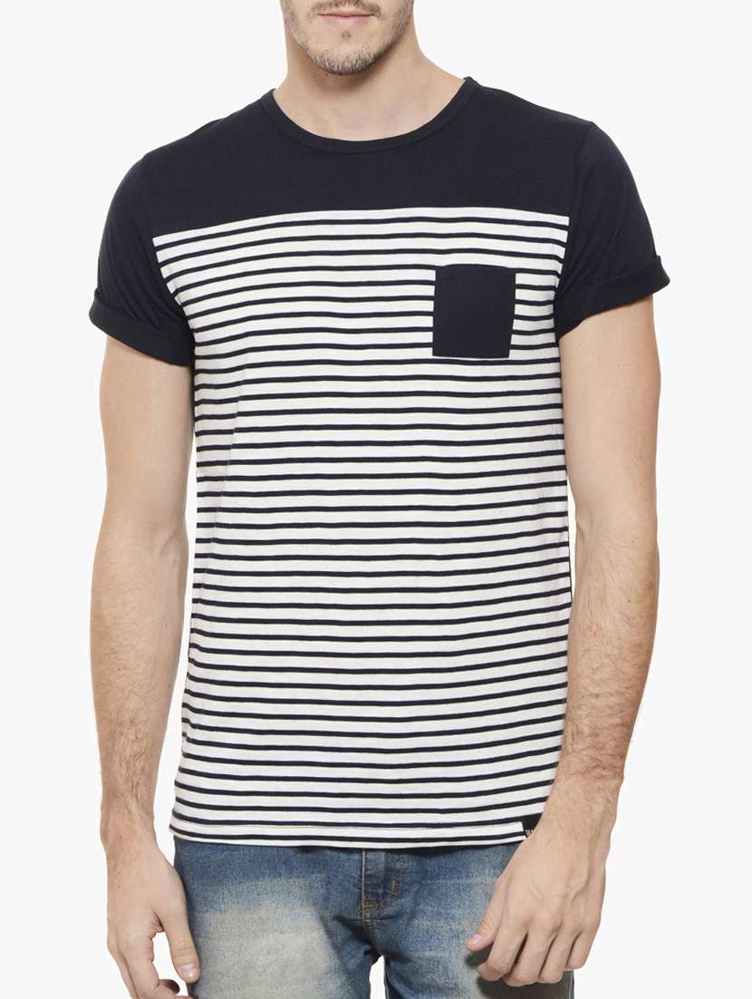 monochrome cotton t-shirt