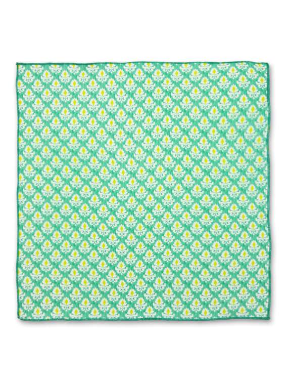 chokore green silk handkerchief