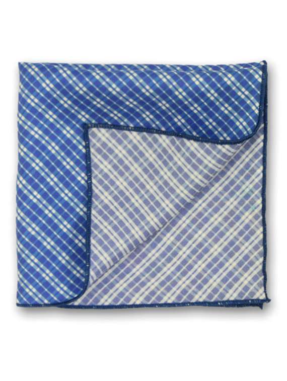 chokore blue silk handkerchief
