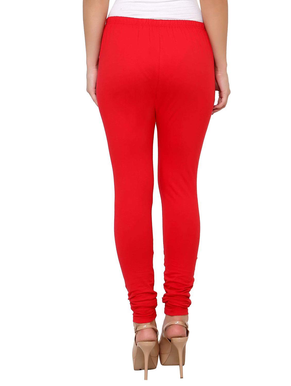 blackred cotton lycra leggings - 10501520 - Standard Image - 2
