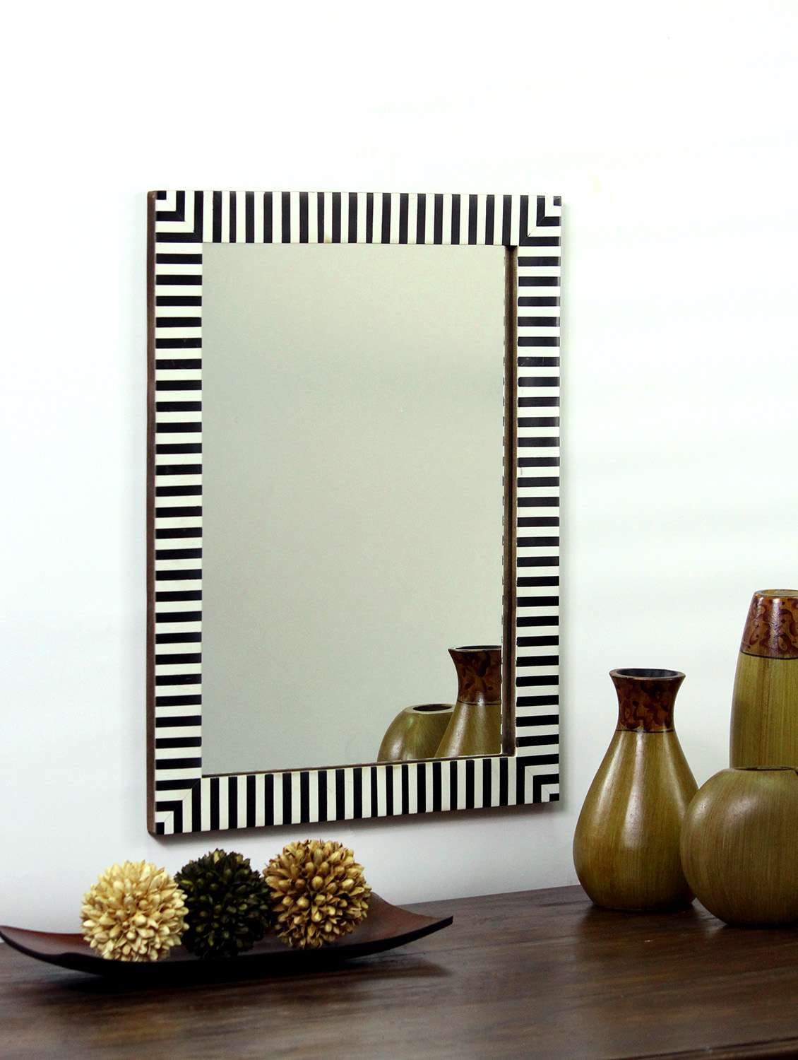 hosley decorative zebra design  wall mirror