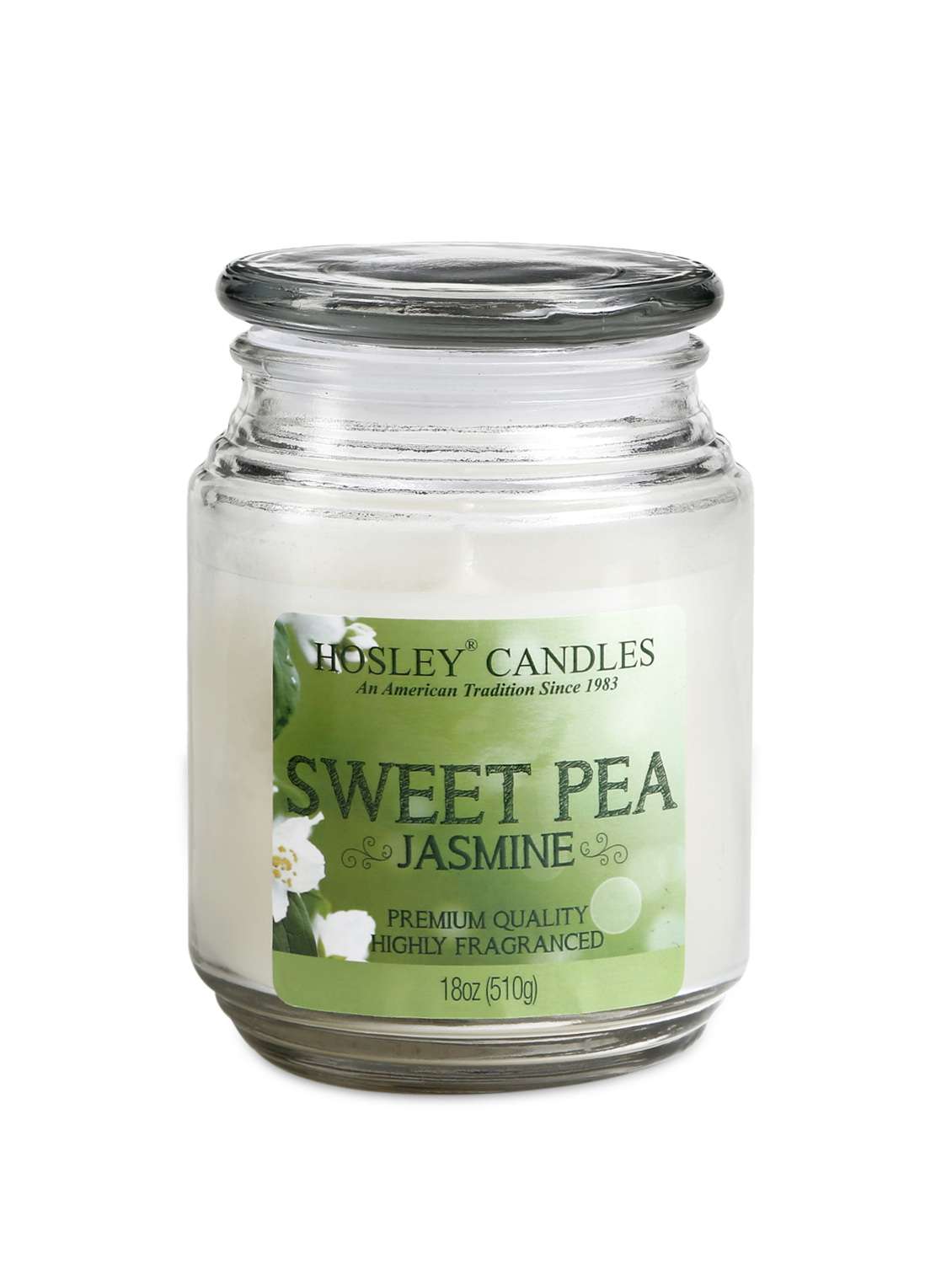 sweet pea jasmine highly scented jar candle