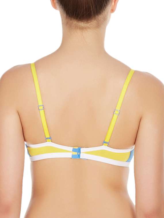 yellow cotton bra - 10524037 -  Standard Image - 2