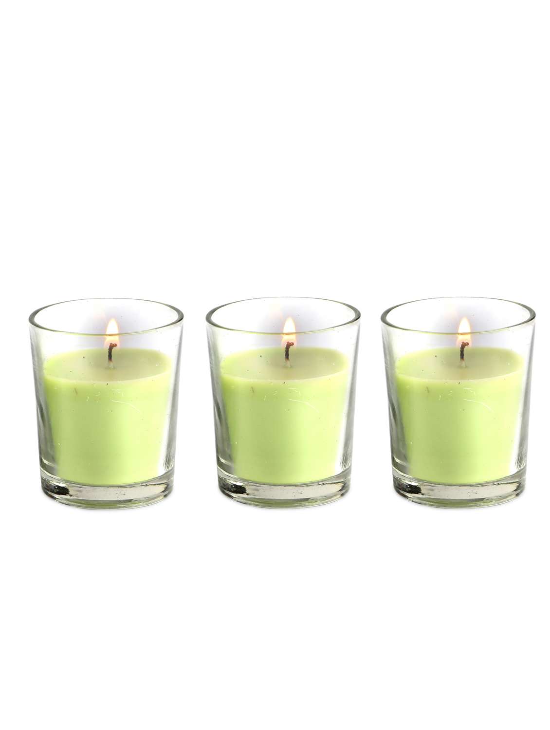 fresh bamboo essence glass candles