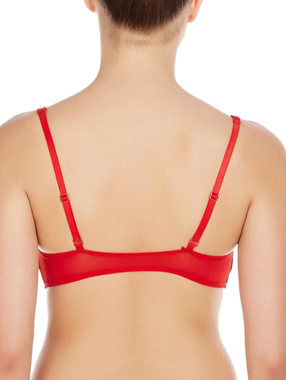 red polyester bra - 10524087 - Standard Image - 2