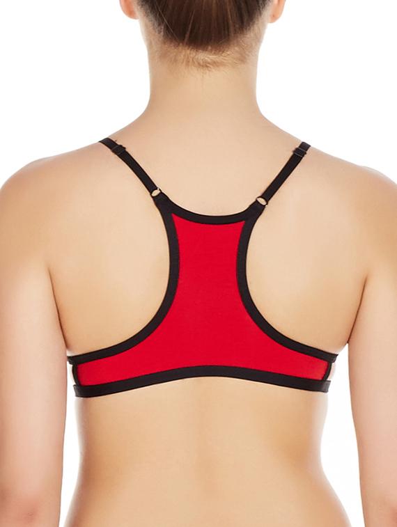 red front open bra bra - 10524105 - Standard Image - 2