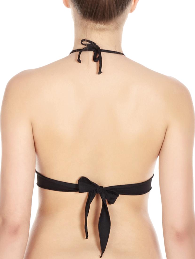 black polyester bra - 10524126 - Standard Image - 2