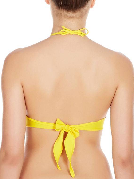 yellow polyester bra - 10524133 - Standard Image - 2