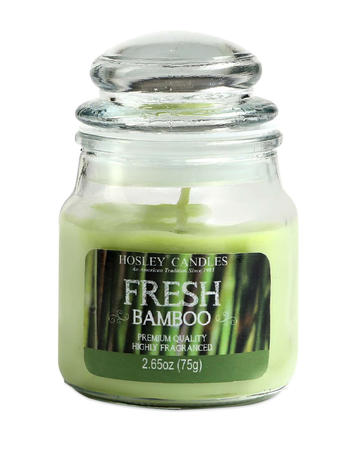 fresh bamboo  essence jar candle