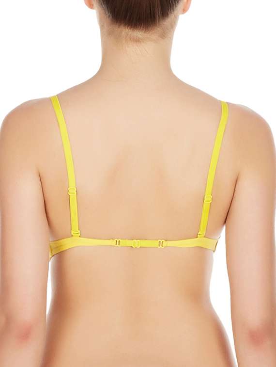 yellow cotton bra - 10524143 -  Standard Image - 2