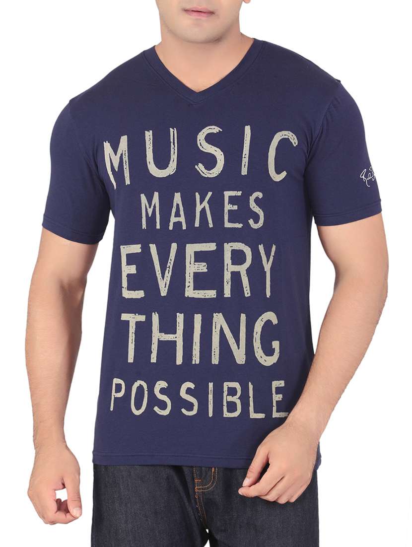 dark blue cotton tshirt