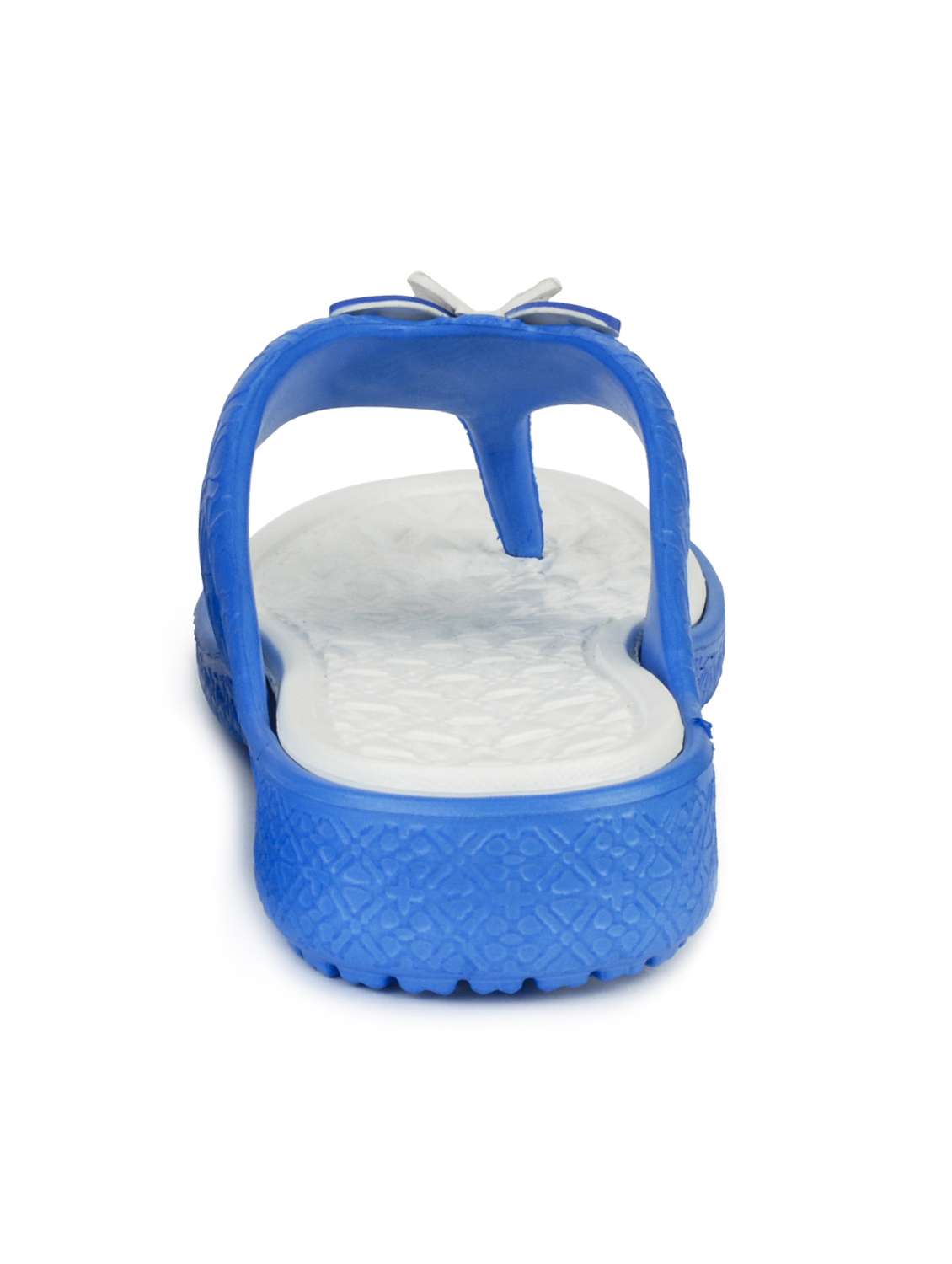 White,blue Rubber Flip Flops - 10606737 -  Standard Image - 2