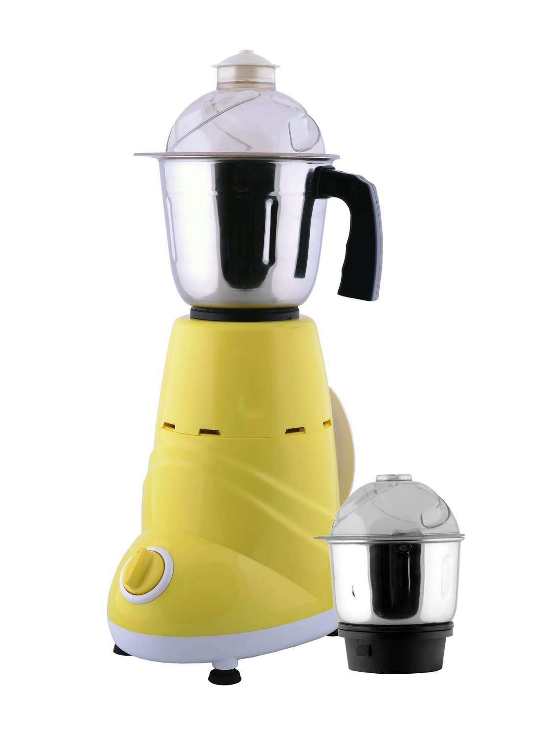 anjalimix mixer grinder zobo duo yellow 600 w with 2 jars(economy)