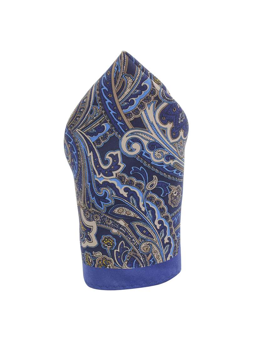 multi colored polyester pocket square