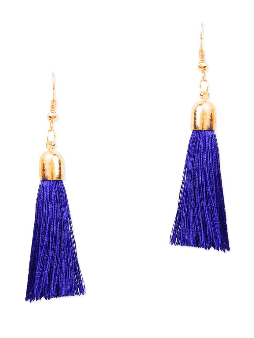 blue alloy earring