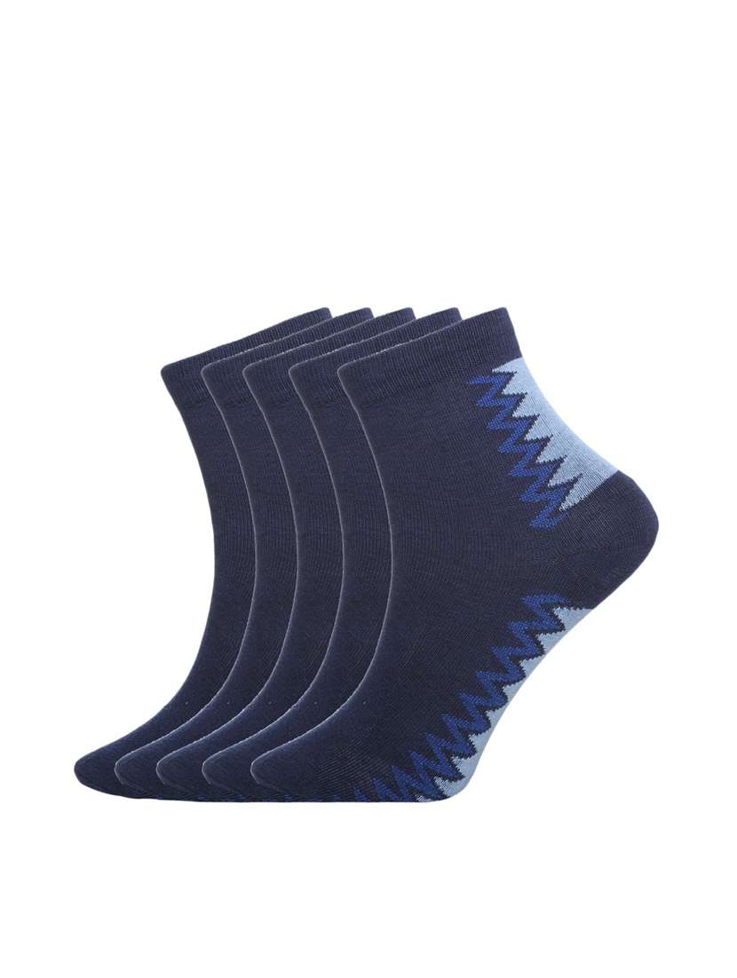 blue cotton sock