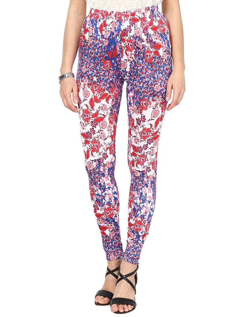 white viscose leggings