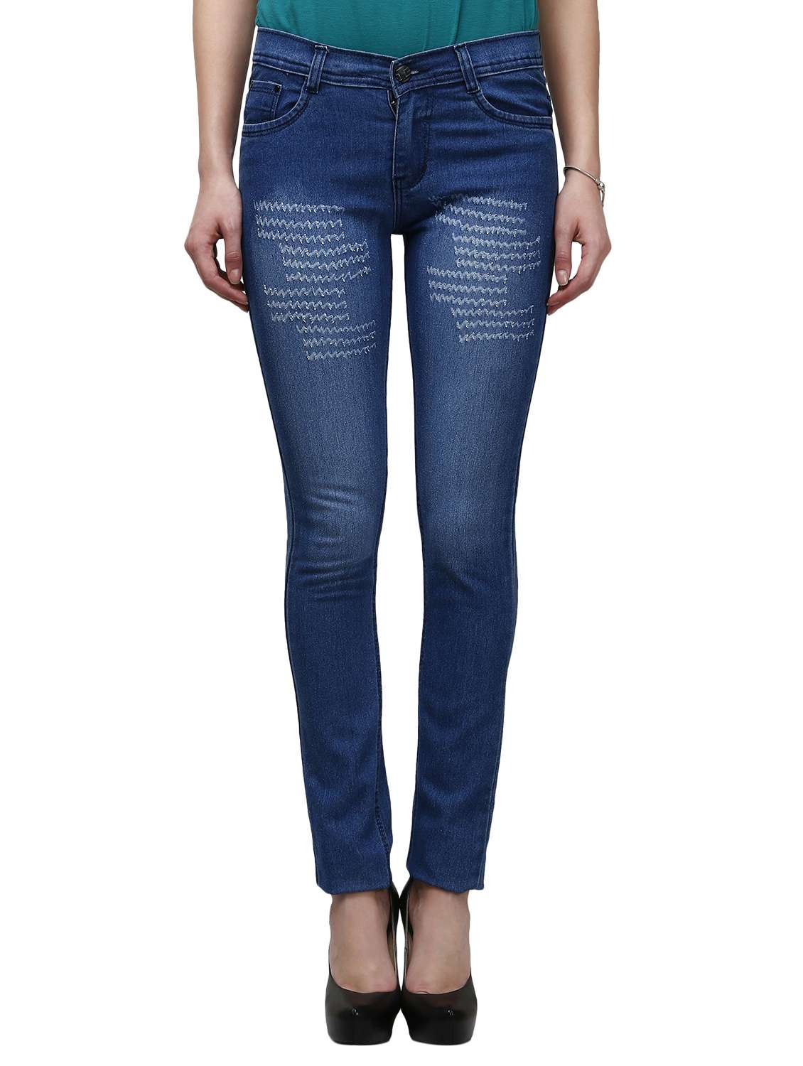 light blue denim jeans