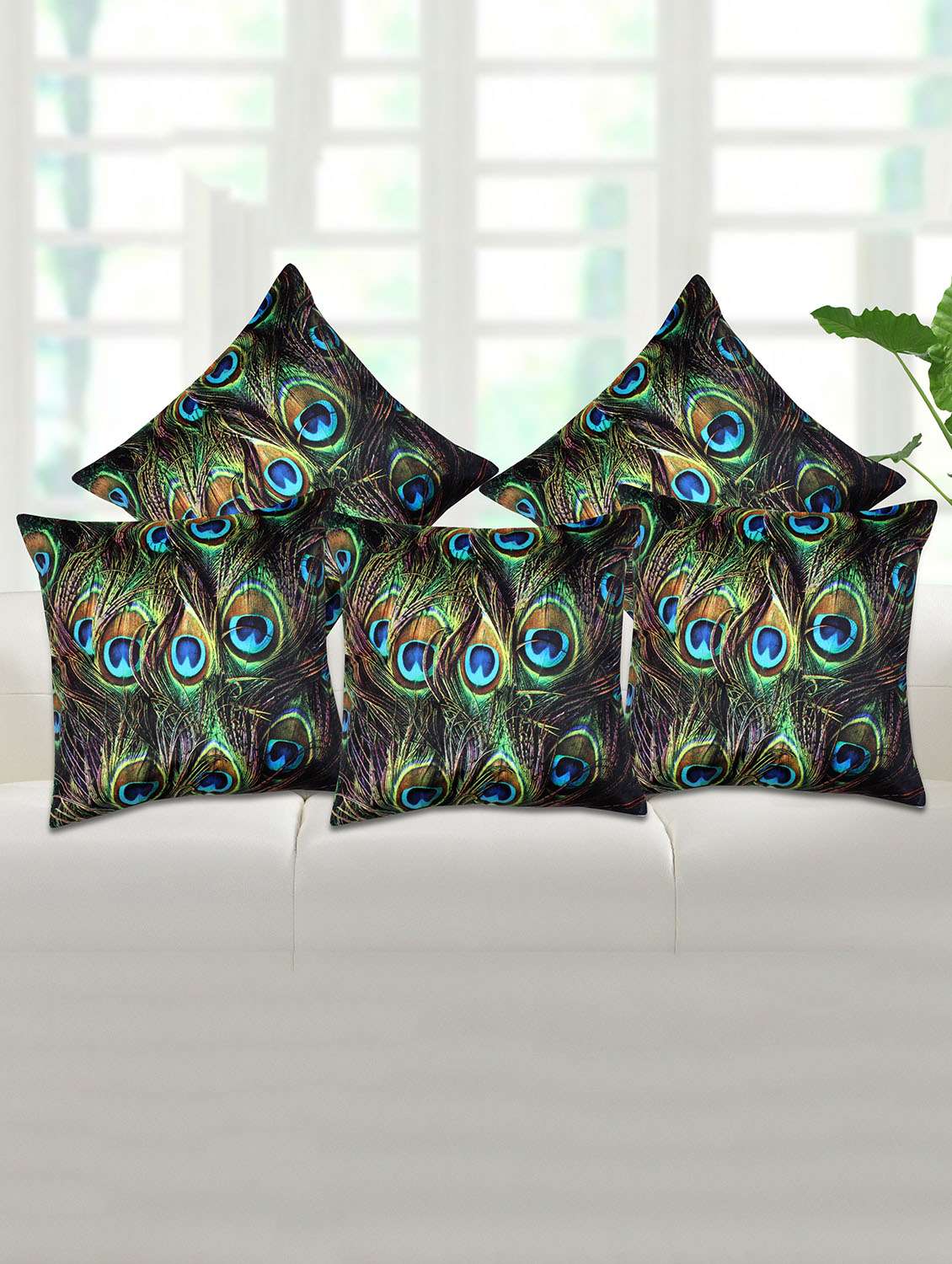 the well known house of the intellect bazaar brings this elegant yet classy set of cushion cover for your ultimate comfort. the