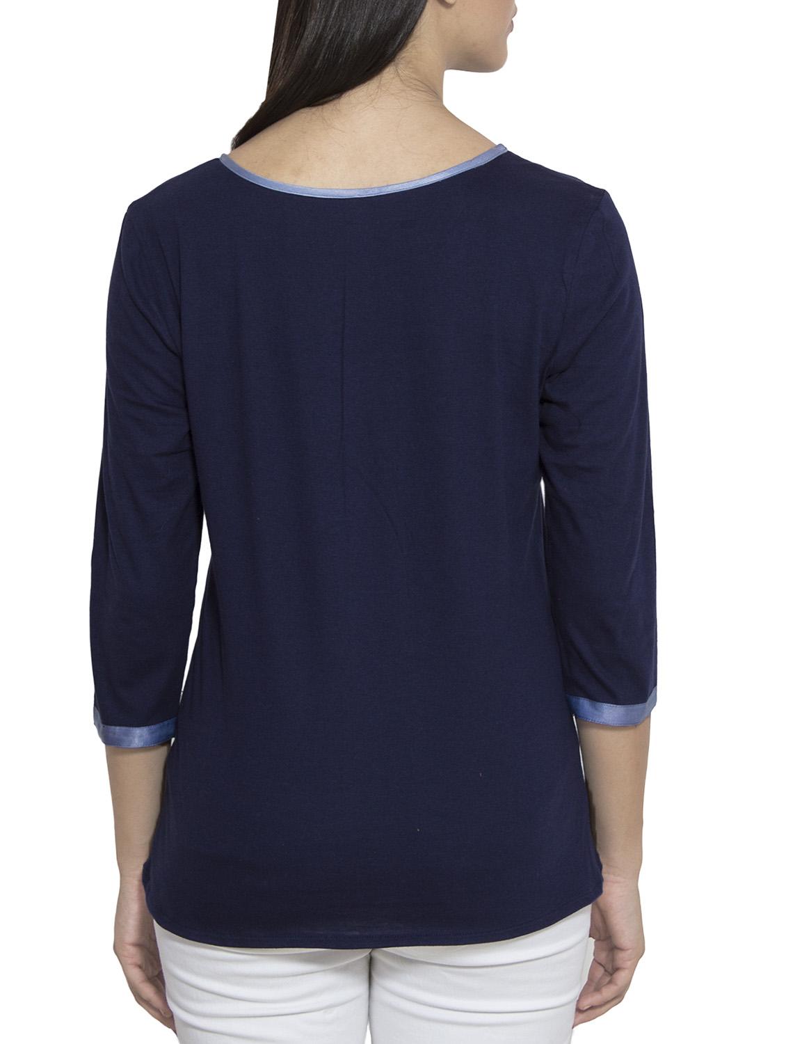 women's plain crew neck t-shirt - 10968413 - Standard Image - 2