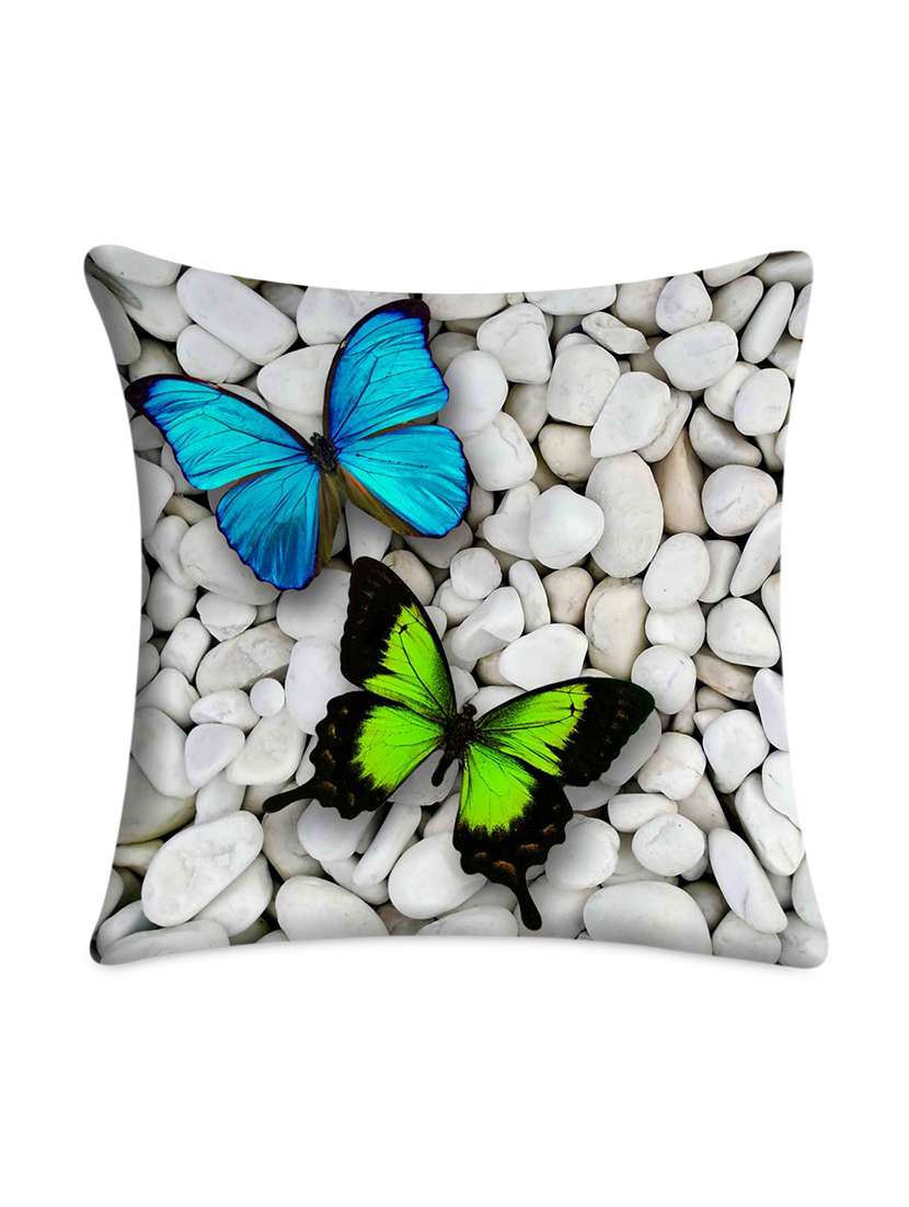 Colorful Butterfly Digitally Printed Cushion Cover