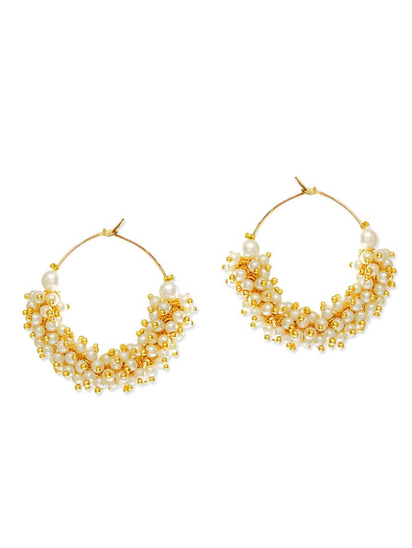gold metal alloy earring