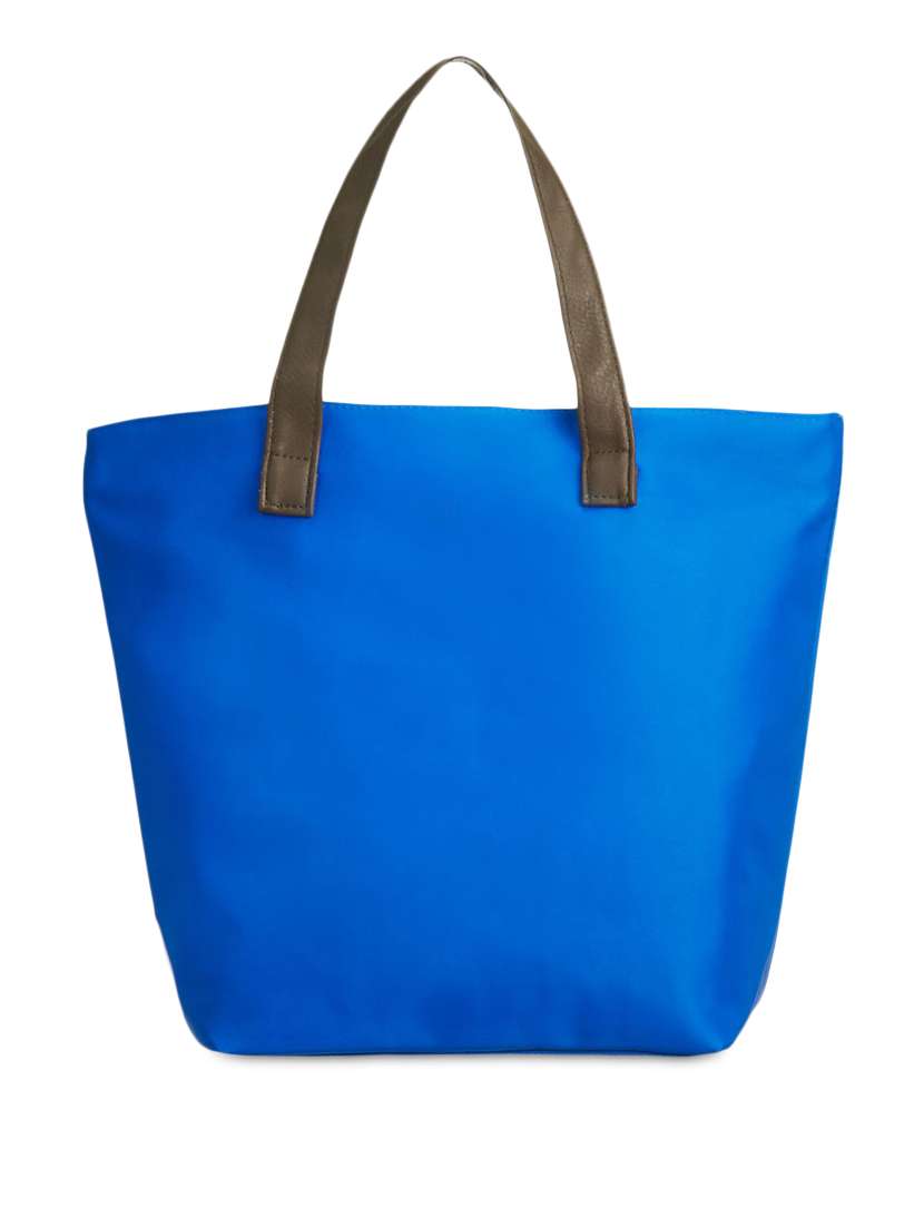 royal blue nylon tote