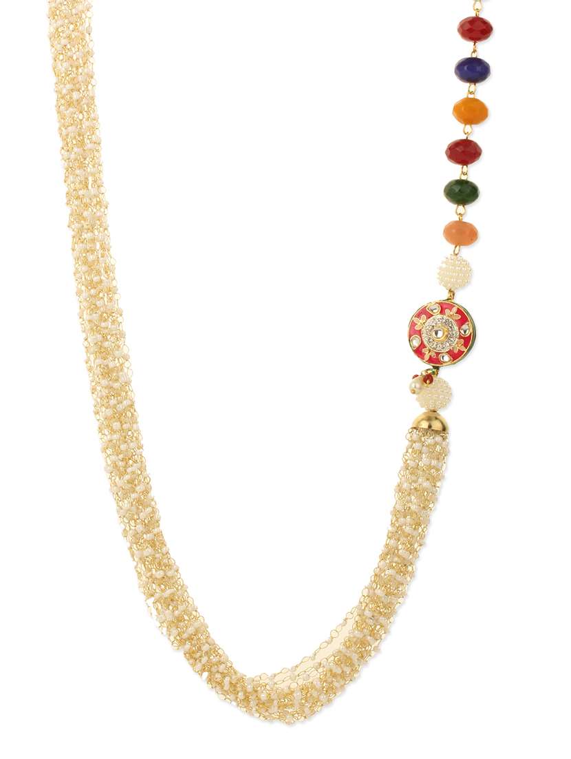 white metal alloy necklace