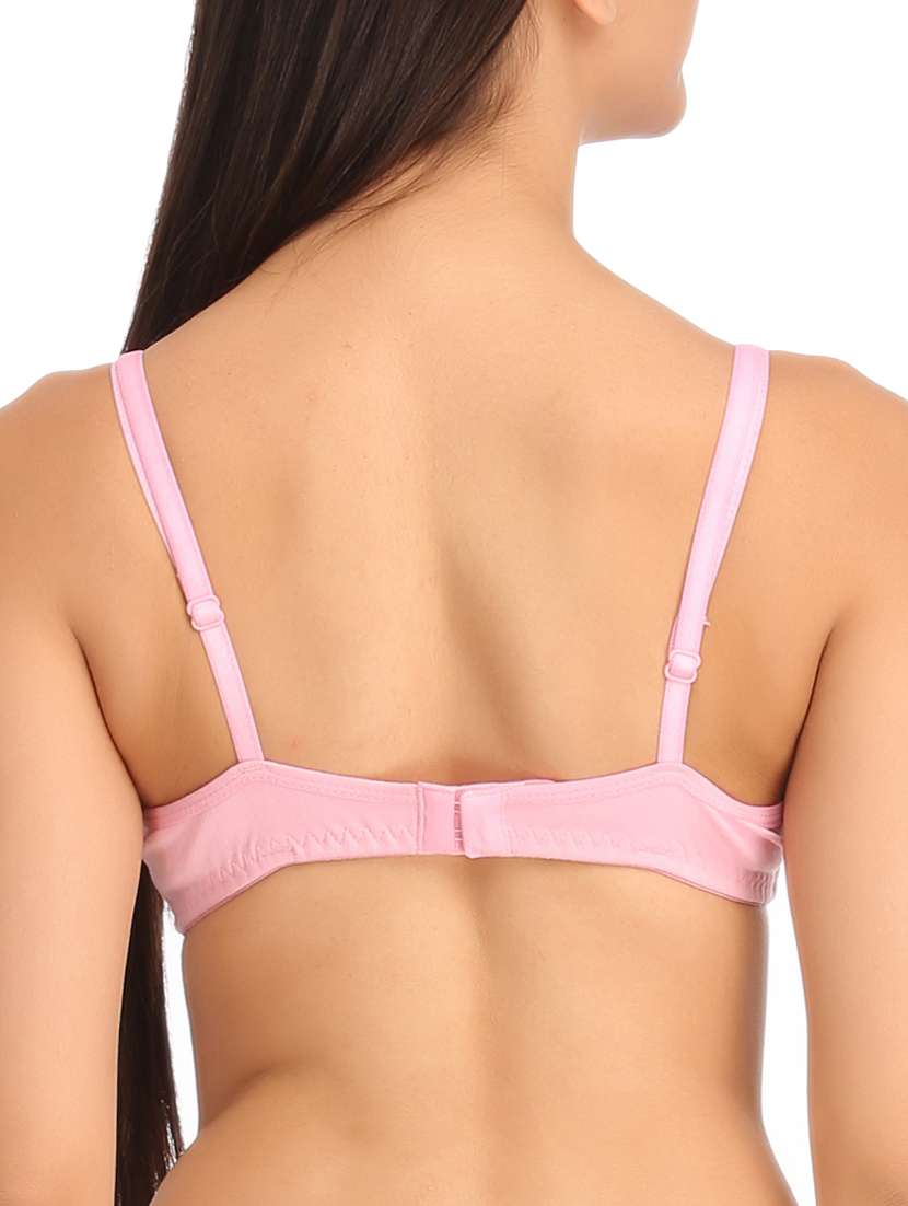 light pink cotton bra - 11112589 -  Standard Image - 2