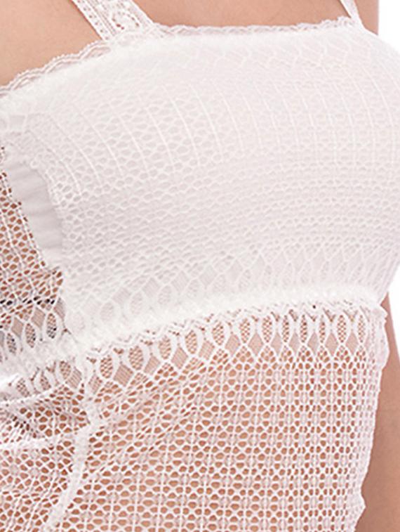 styled back laced camisole - 11113283 - Standard Image - 2
