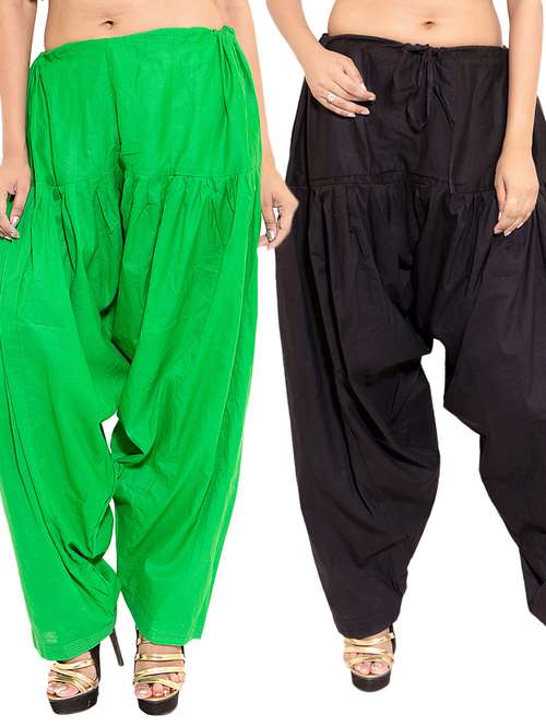 multi color cotton combo salwar - 11119996 - Standard Image - 0